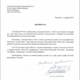 Referencje firma szkoleniowa