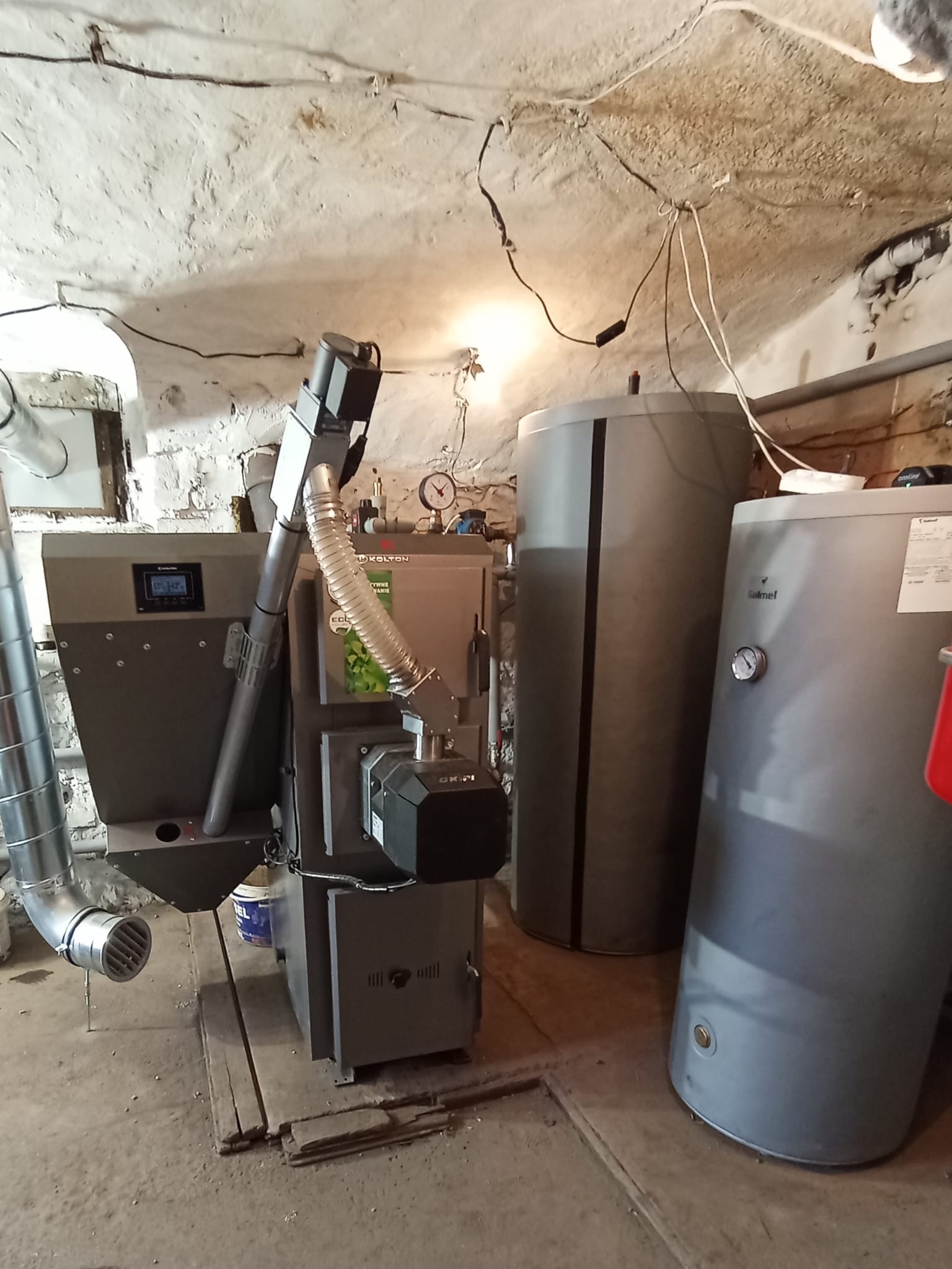 Kocioł na pellet, pełna modernizacja kotłowni.