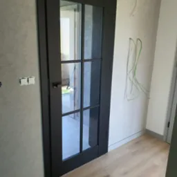 Drzwi wewnętrzne przyglowe, ERKADO Amarylis 1 CZARNY ST CPL