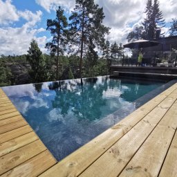 Basen Infinity Pool dla klienta ze Szwecji