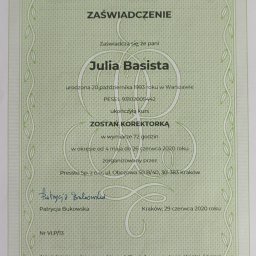 Przepisywanie i skład tekstu Warszawa 3