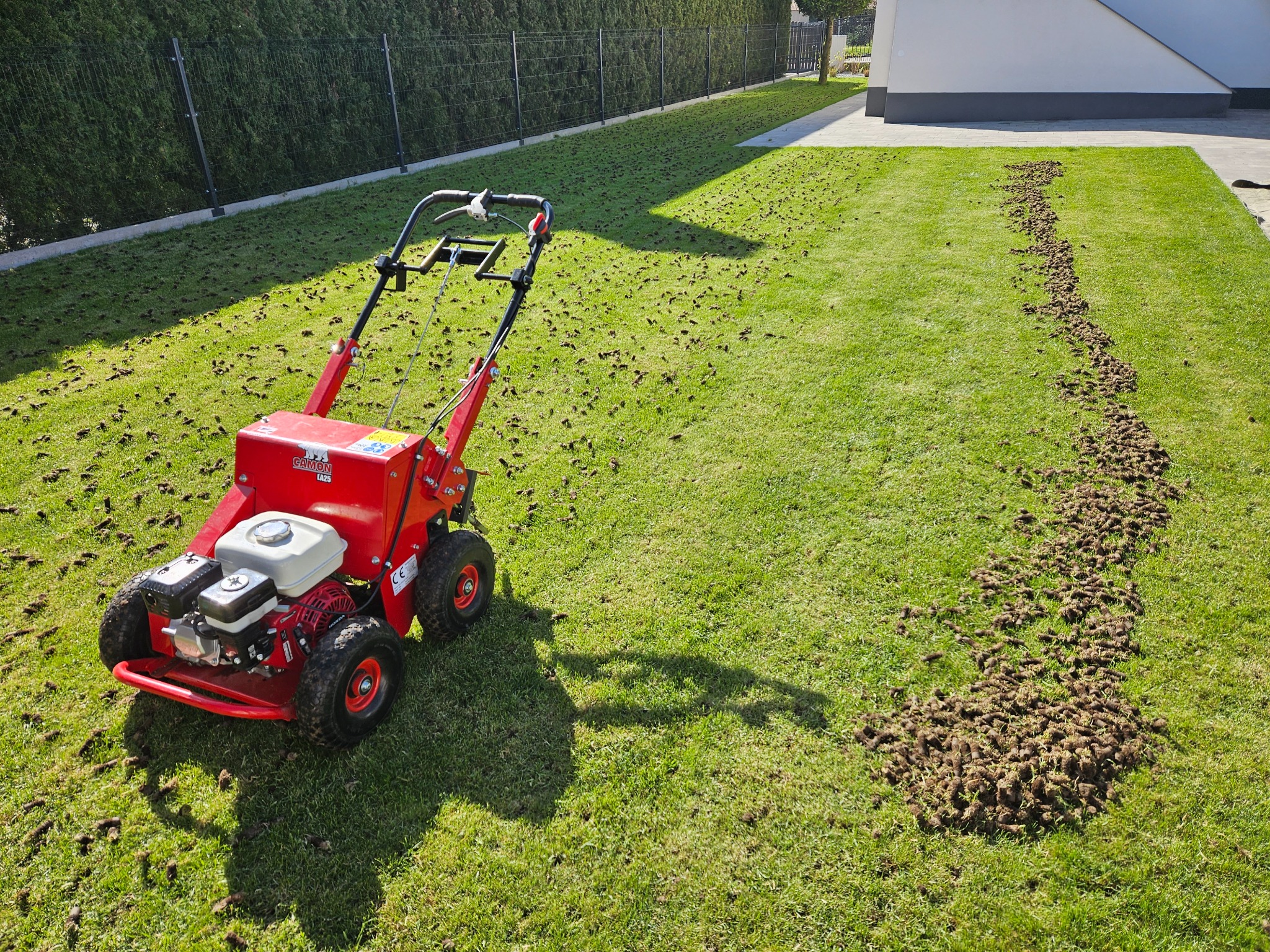 Aeracja bolcem pustym oraz wykorki.