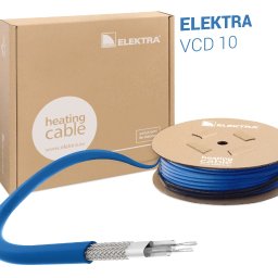 Kabel grzewczy firmy Elektra do zastosowań ogrzewania podłogowego o mocy 10W/mb