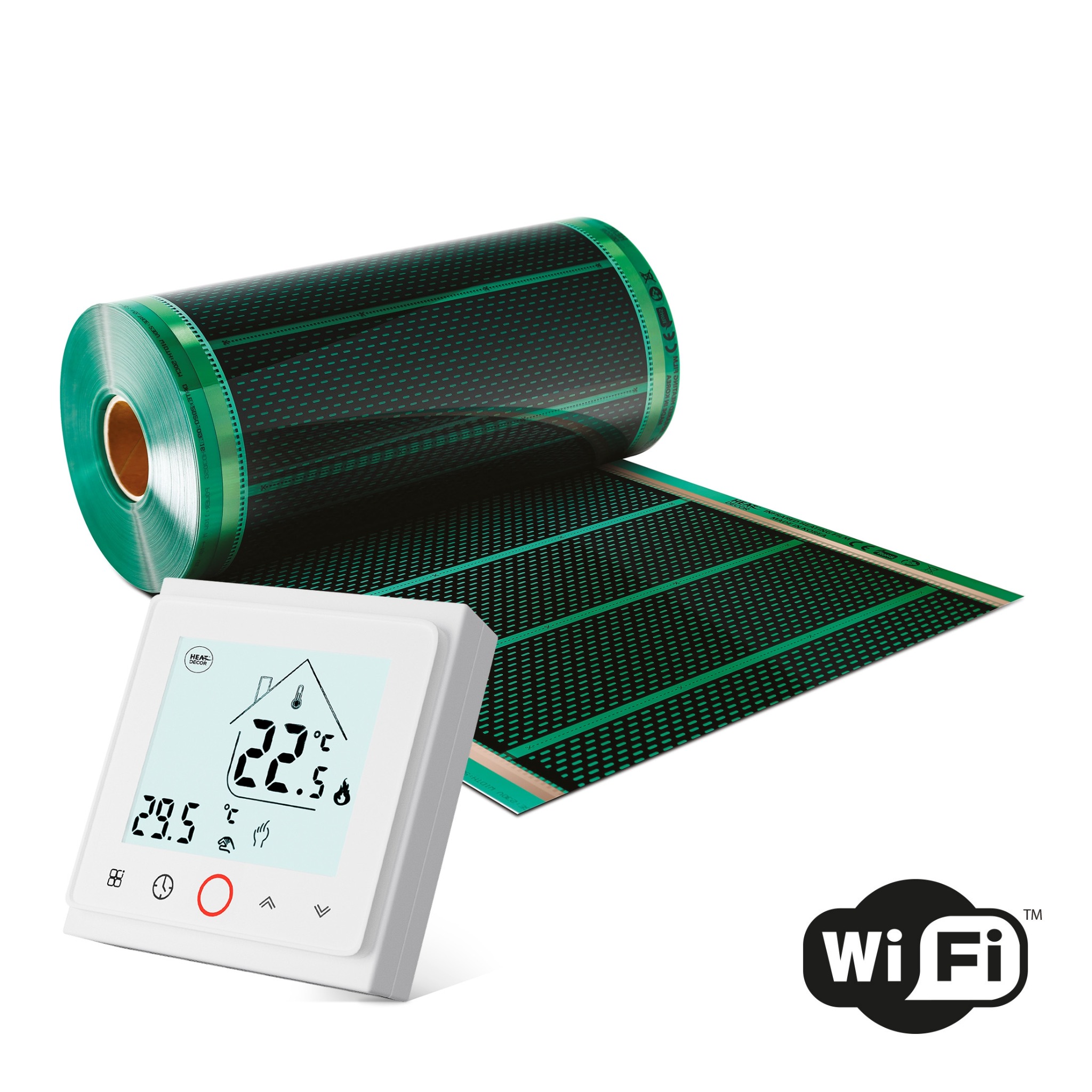 Folia grzewcza Heat-Decor z termostatem wyposażonym w fukcję wi-fi