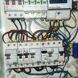 Usługi dla nieruchomości Rafał Jarzębski - Modernizacja rozdzielnicy w kotłowni budynku jednorodzinnego.