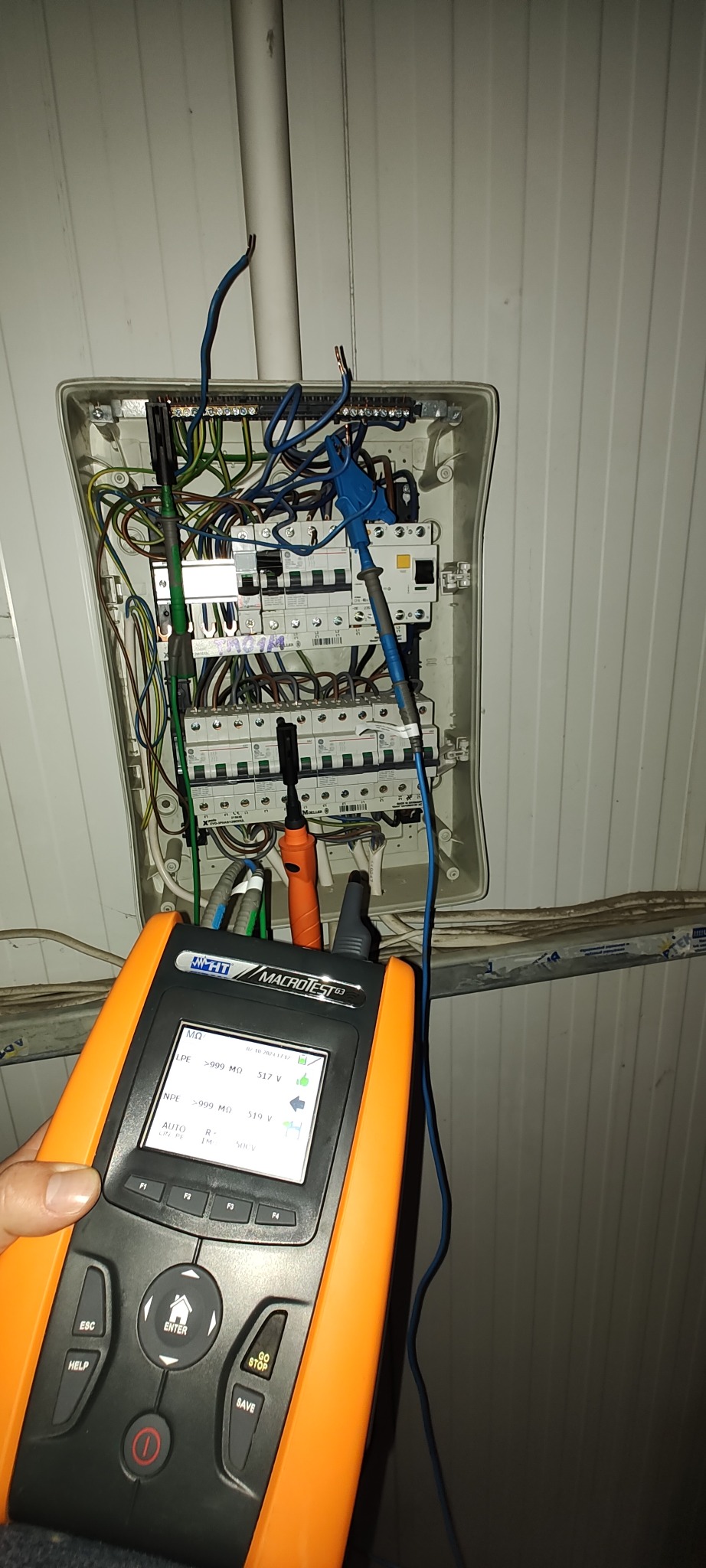 Pomiary okresowe instalacji elektrycznej.