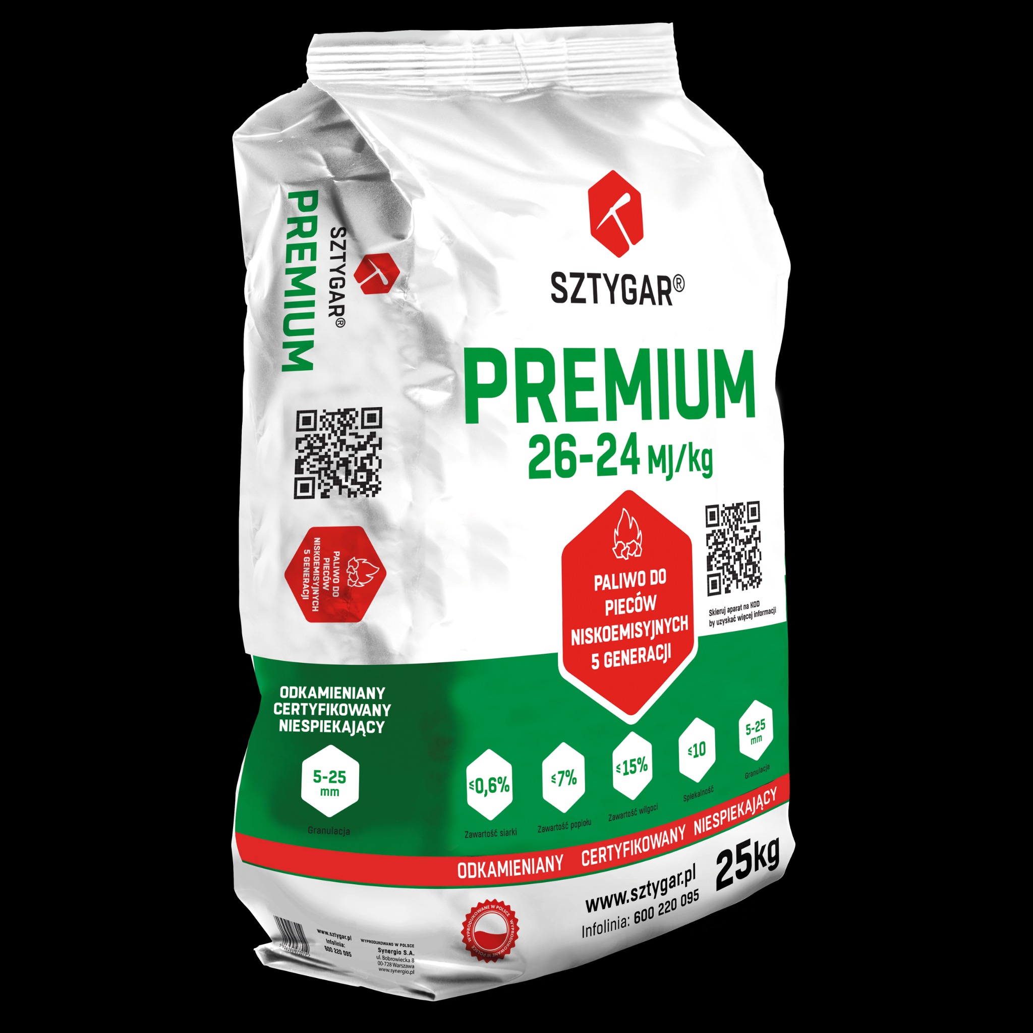 Sztygar - Opał klasy ULTRA i PREMIUM