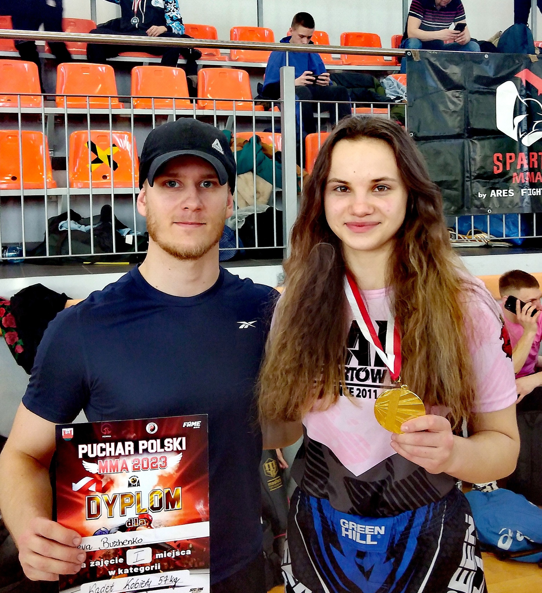 Eva Buzhenko - złota medalistka Pucharu Polski MMA 2023