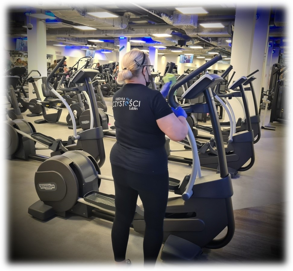 Sprzątanie klubów fitness