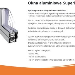 Okna aluminiowe Superial
