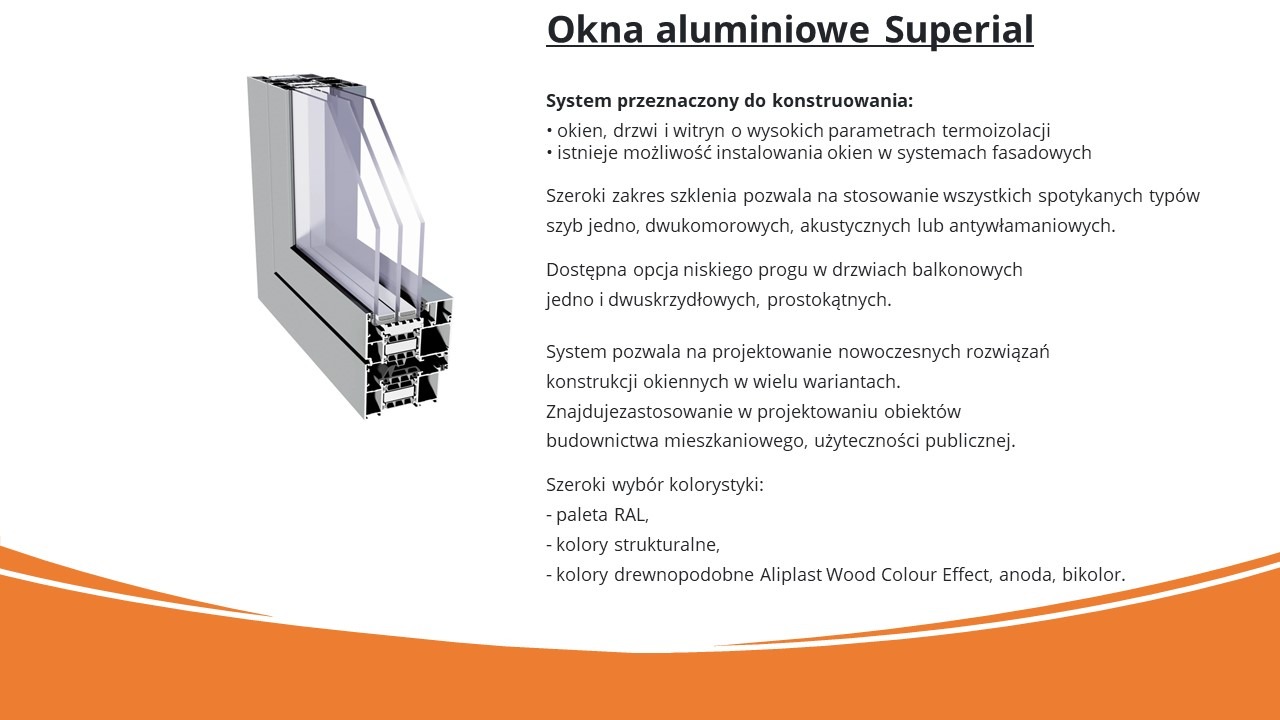 Okna aluminiowe Superial