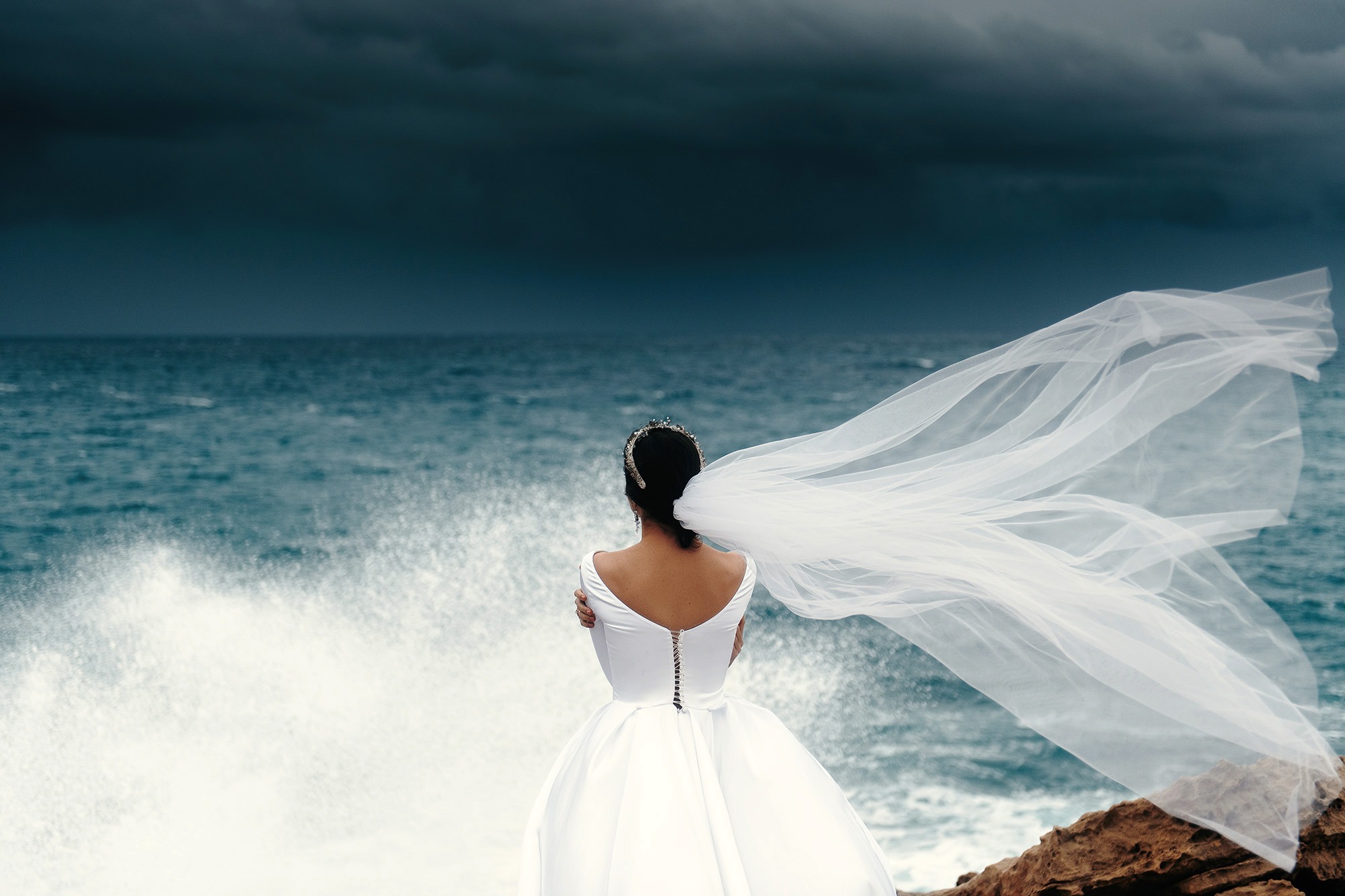 Sesja zdjęciowa na Cyprze przed burzą