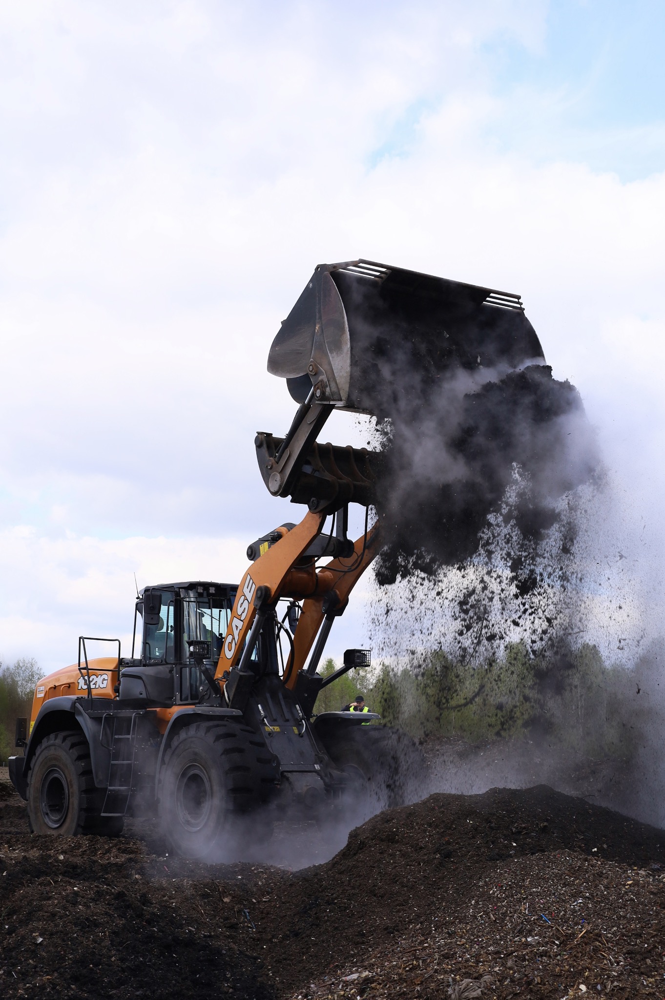 Fotografie na zlecenie firmy Case sprzedającej maszyny budowlane.