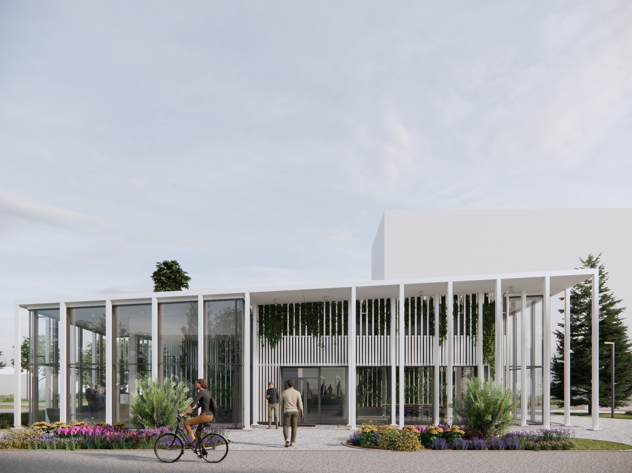 Budynek dydaktyczny przy siedzibie uczelni wyższej - Łomża