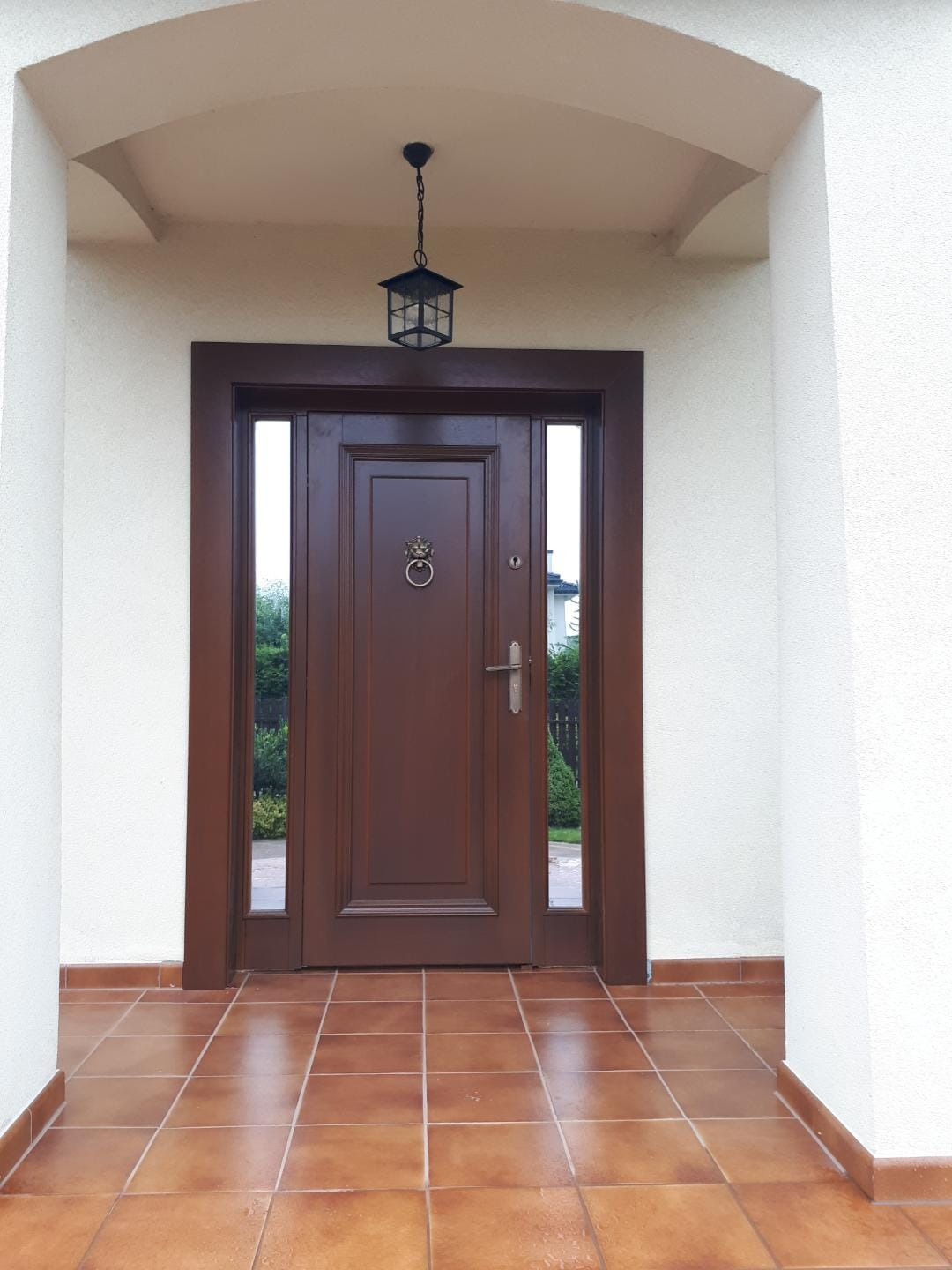 Drzwi zewnętrzne z dostawkami