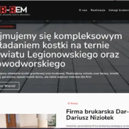 Realizacja strony internetowej dla firmy DAR-REM w tematyce budowalnej!