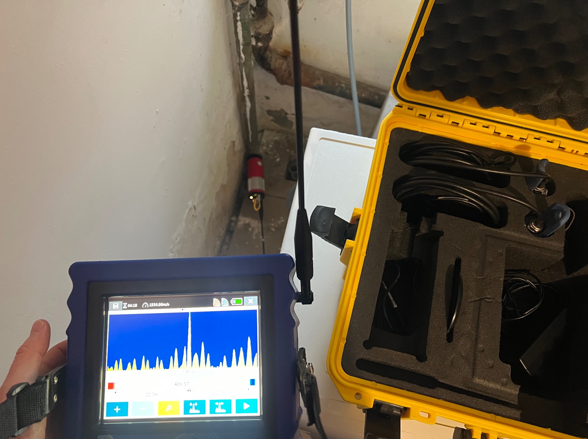 Lokalizacja wycieków wody Wrocław