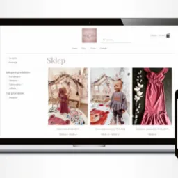 Projekt sklepu z odzieżą dziecięcą