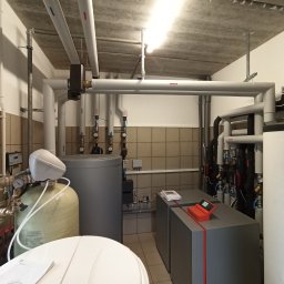 Maszynownia z kaskadą pomp gruntowych 28kW