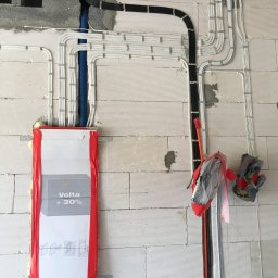 Instalacje wewnętrzne w domach, fabrykach i innych miejscach gdzie zasilanie urządzeń jest niezbędne do funkcjonowania lub prowadzenia działalności.