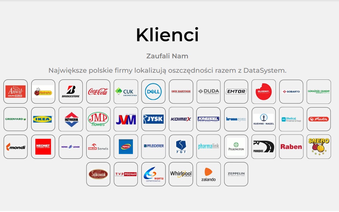 Data System - nasi klienci
