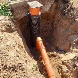 Przyłącze wod kan Chmielno 3