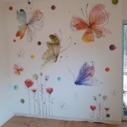 BARBARA KULESZA DOM I WNĘTRZE - Fototapeta w Pokoju Dziewczynki