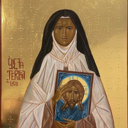 Ikona tradycyjna złocona na poler