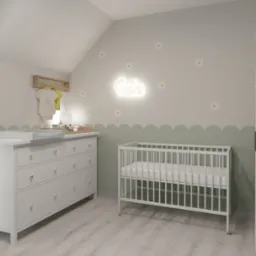 Pokój dla dziewczynki w naturalnych barwach