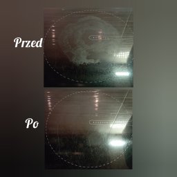 Magdalena Felska - Płyta indukcyjna: stan przed czyszczeniem z uporczywymi zabrudzeniami i po czyszczeniu, widoczne usunięte plamy i smug