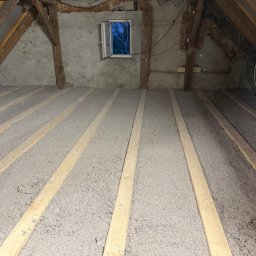 Zasyp stropu grubość 30 cm celuloza marki Termex 