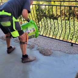 Nakładanie kamiennego dywanu