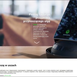 Rokezzz Bogumił Skoczylas - Realizacja strony ofertowej dla firmy sprzedającej sprzęt poprawiający słuch.