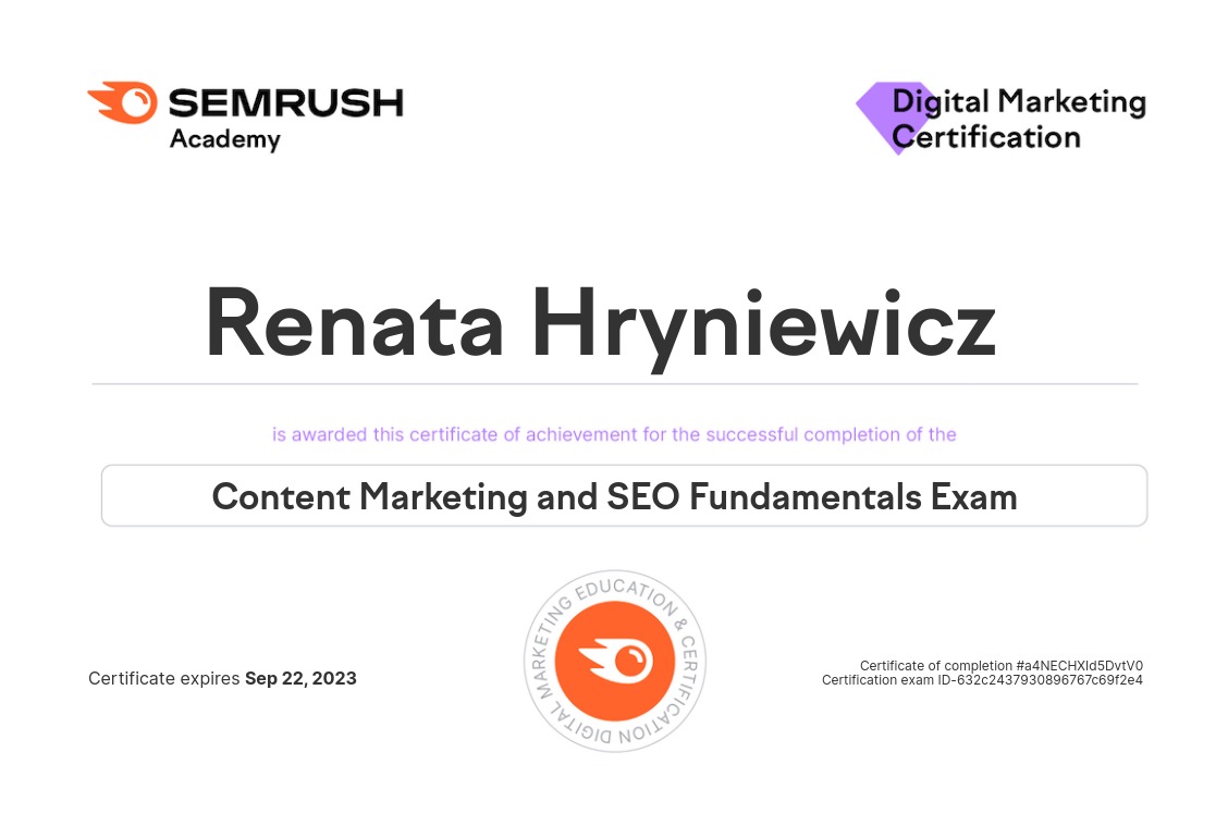 Content Marketing and SEO Fundamentals