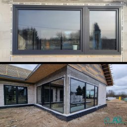 Budowa domu oraz montaż okien