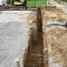 Przyłącze wod kan Kraczkowa 1