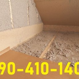 ocieplenia dachów stropów ścian metoda wdmuchiwania ekowełny celulozowej, usuwanie mostków termicznych i pustych przestrzeni, inspekcja termowizyjna