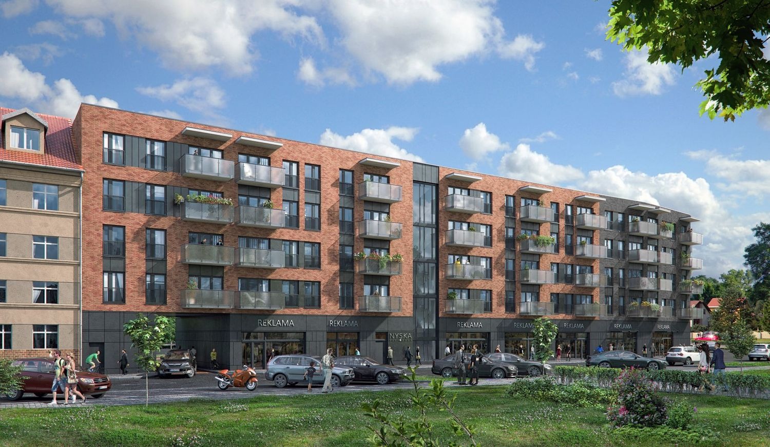 Budynek wielorodzinny we Wrocławiu - przebudowa