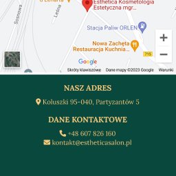 Zawsze również zamieszczam mapkę w stopce strony internetowej.