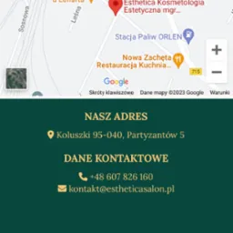 Zawsze również zamieszczam mapkę w stopce strony internetowej.