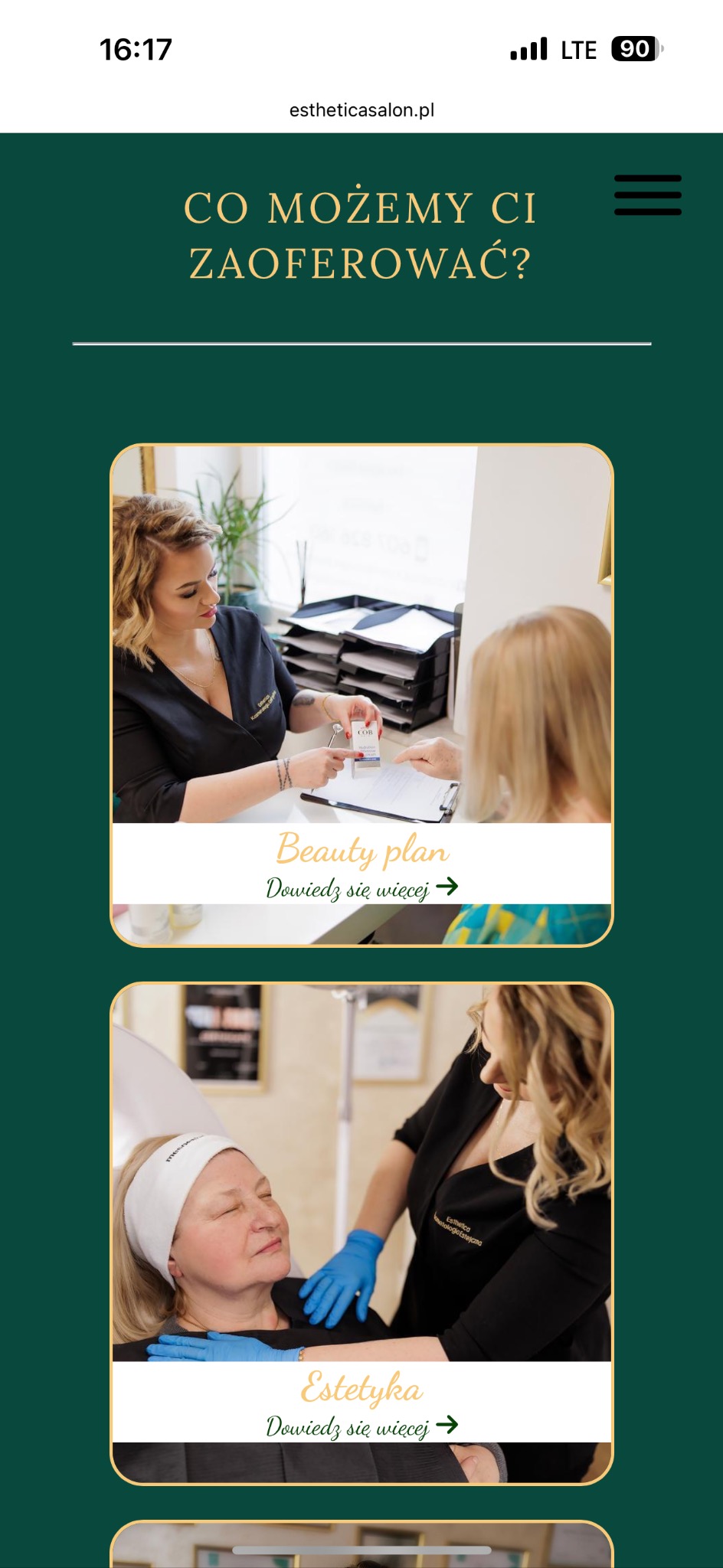 Nowoczesny design strony internetowej i przedstawiania twoich usług.