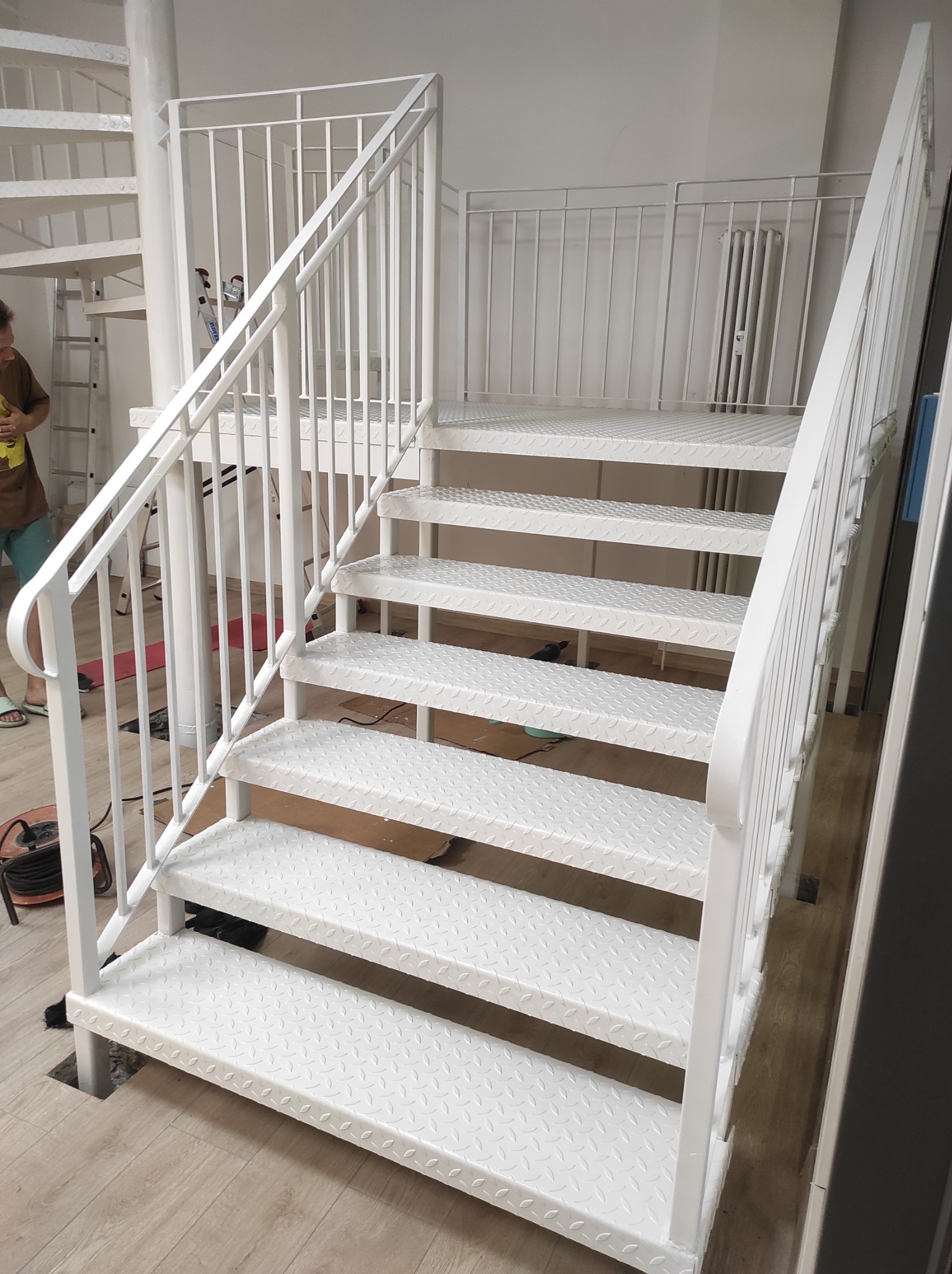 Schody kręcone gotowe do odbioru