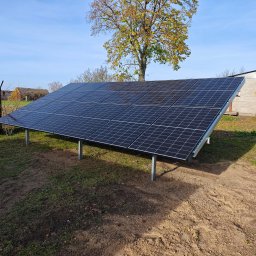 Instalacja 10,8 kWp - grunt, Garby powiat średzki, woj. wielkopolskie