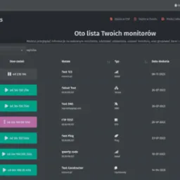 Lista monitor&oacute;w