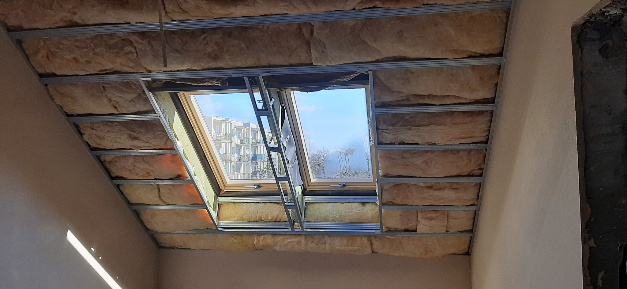 Poddasze w trakcie realizacji