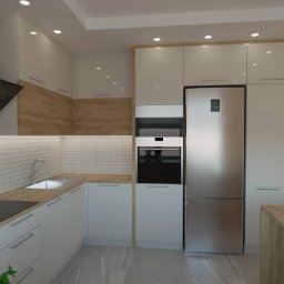 Funkcjonalność i Estetyka:
Nasza kuchnia nie tylko zachwyca estetyką, ale również kładzie nacisk na funkcjonalność. Ergonomiczny układ, praktyczne rozwiązania przechowywania.