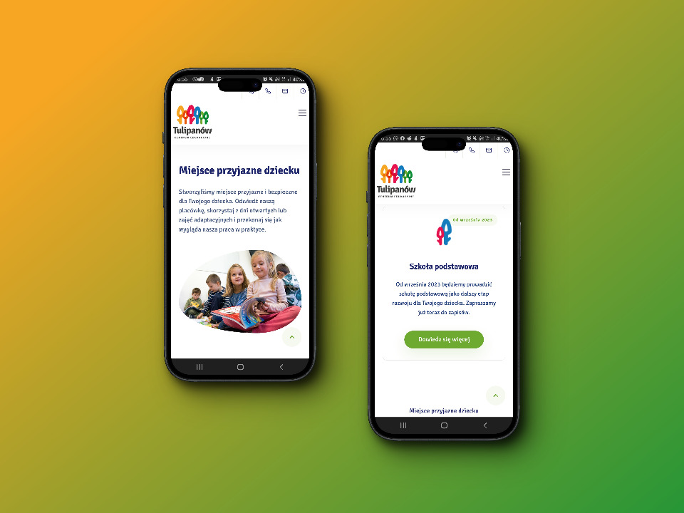 Strona internetowa przedszkola Tulipanów
