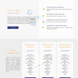 InfiniPro - Strona internetowa dostawcy internetu Pronet z ofertą abonamentów, szybkości połączeń i danymi kontaktowymi.