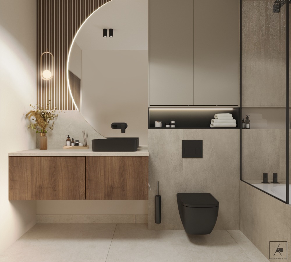 łazienka w domu pod Puławami