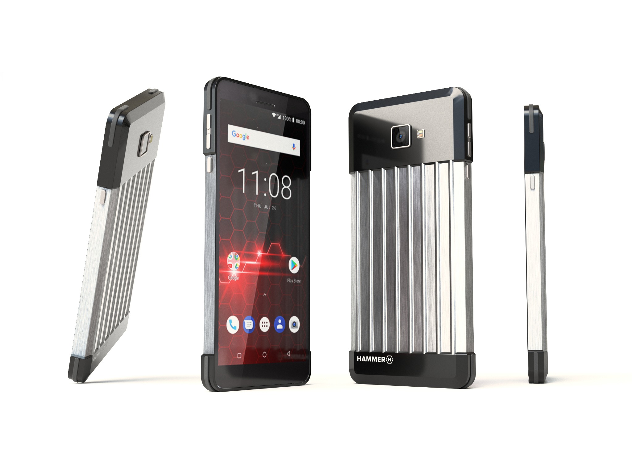 Projekt obudowy tzw. pancernego telefonu